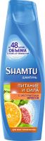 Shamtu Шампунь «Питание и сила», с экстрактами фруктов, для всех типов волос, 360 мл