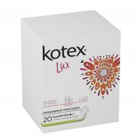 Прокладки Kotex Lux ежедневные супер тонкие, 20 шт