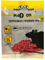 Зерновая приманка Nadzor от крыс и мышей, 100 гр
