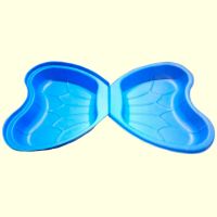 Песочница «Бабочка» синяя, 18 х 111 х 167 см