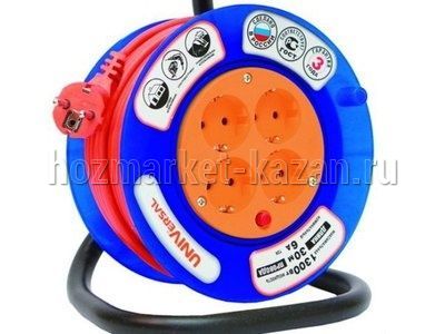 Удлинитель на катушке 4 розетки с/з с з.ш 20м