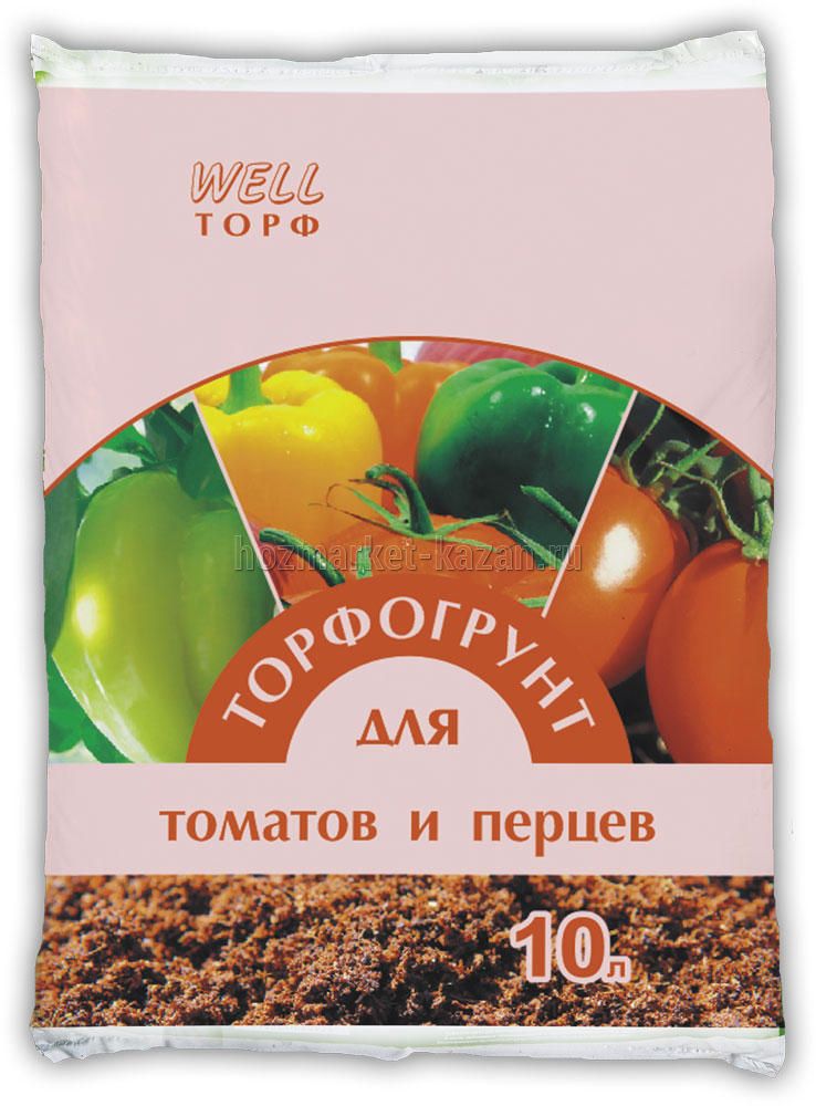 Грунт универсальный для томатов и перцев 10 л Veltorf
