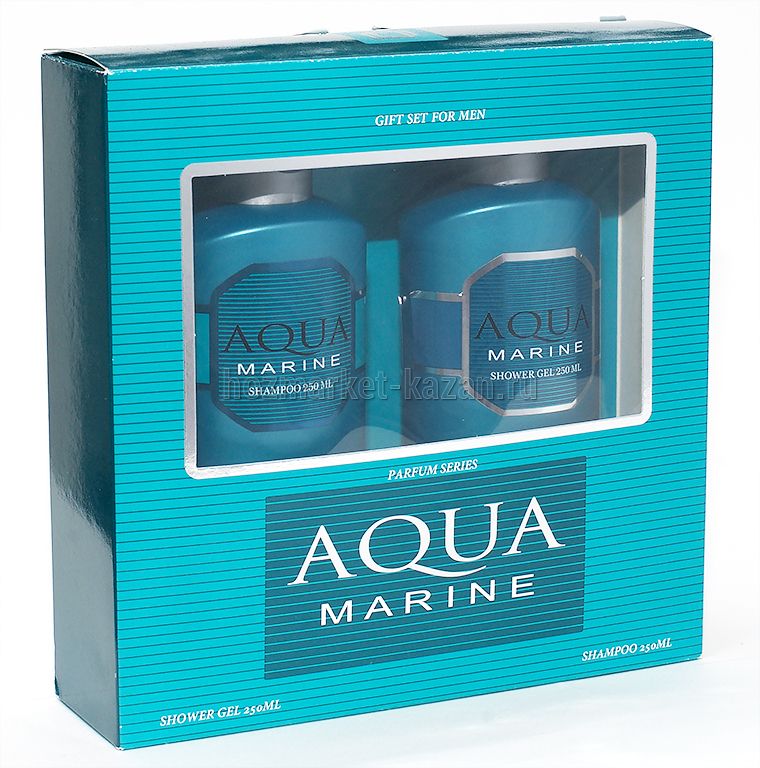 Подарочный набор AQUA MARINE (шампунь + гель для душа)