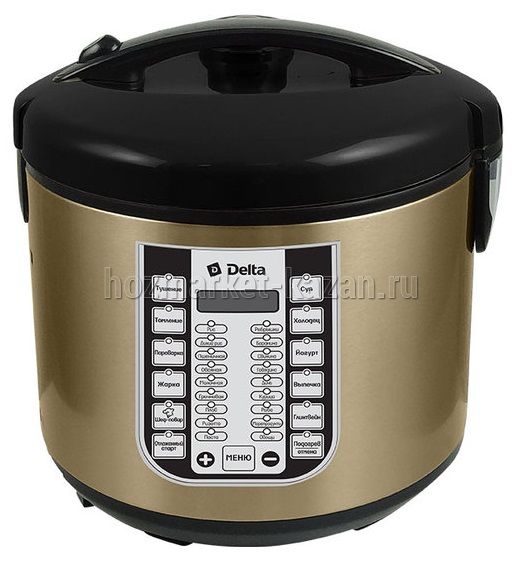 Мультиварка 900 Вт DELTA DL-6518 + книга рецептов