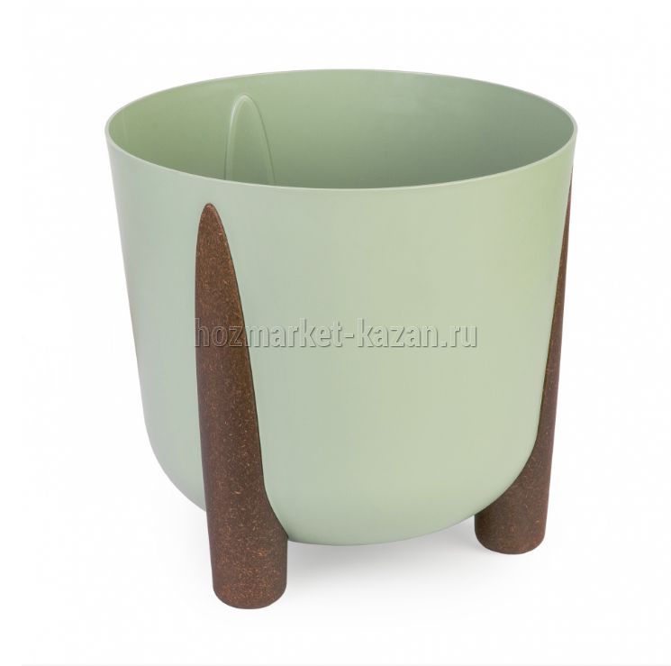 Кашпо «Жардин» на ножках 9л с дренажной вставкой