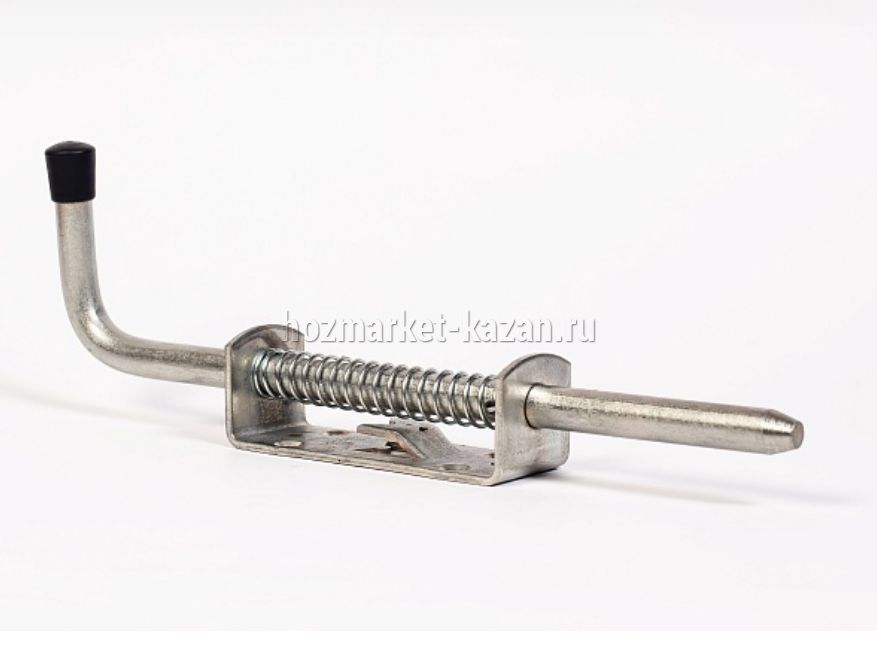 Задвижка дверная пружинная ЗД 14*350 цинк