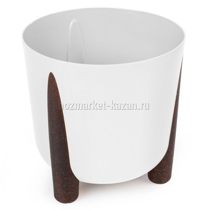 Кашпо «Жардин» на ножках 21л с дренажной вставкой