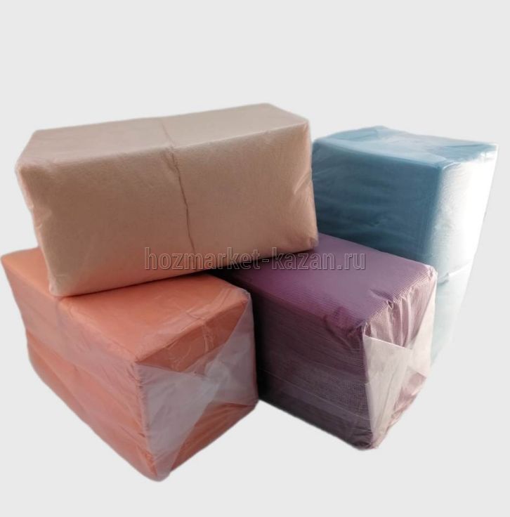 Салфетки бум. цветные 24х24