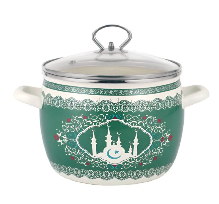 Кастрюля эмаль 4,3л «Баракат»