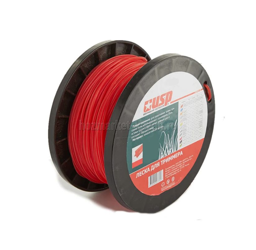 Леска для триммера 4,0мм*120м звезда