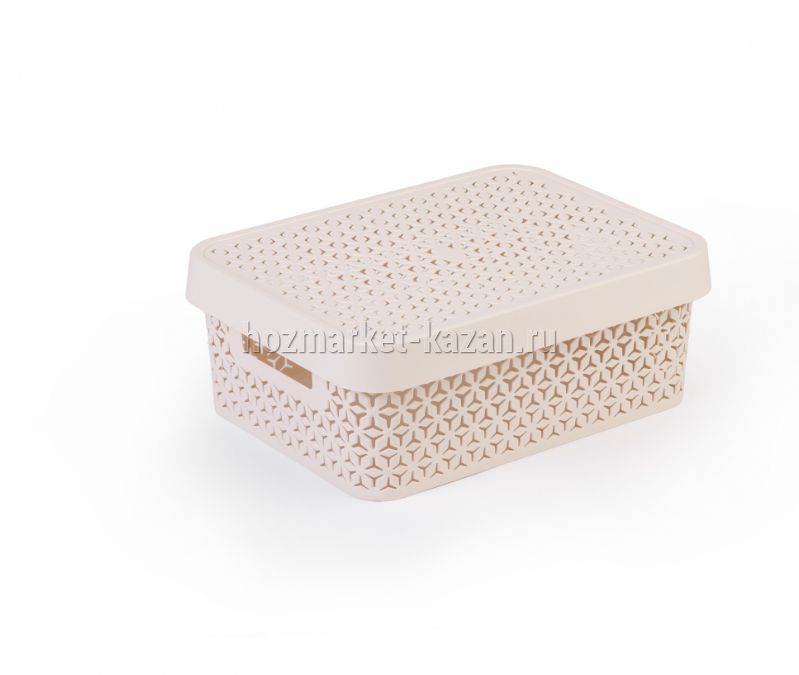 Корзина «Элемент» 11л с крышкой