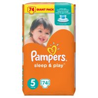 Pampers Подгузники Sleep&amp;Play 5, 11-18 кг, 74 шт