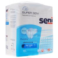 Подгузники для взрослых Seni AIR L110-150, 10 шт