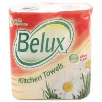 Полотенца кухонные бумажные «Belux», двухслойные, цвет: белый, 2 рулона