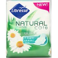 Прокладки Libresse Natural Care Ultra Super, 9 шт