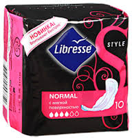 Прокладки Libresse Style Normal с мягкой поверхностью, 10 шт
