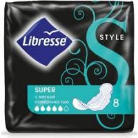 Прокладки Libresse Style Super с мягкой поверхностью, 8 шт