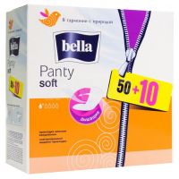 Прокладки ежедневные Bella «Panty soft» дышащие, 50 + 10 шт
