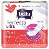 Прокладки Bella супертонкие Perfecta Ultra Red, 12 шт