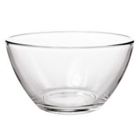 Стеклянный салатник «Гладкий» диаметр 19 см, 07с1326