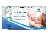 BioCos Влажные салфетки, для детей, 15 шт