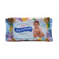 Салфетки влажные для детей и мам Superfresh, 72 шт