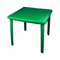 Стол квадратный 800 х 800 х 740, цвет: зеленый, М2596