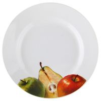 Тарелка фарфоровая «Яблоки-груши», диаметр 17,5 см, Кубаньфарфор