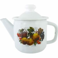 Эмалированный чайник 1 л, рисунок: в ассортименте, М2707/4, Эмаль (Фото 2)