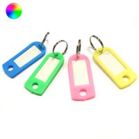 Бирка для ключей АЛЛЮР пластиковая, цвет в ассортименте