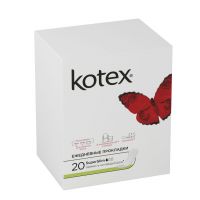 Прокладки Kotex ежедневные супер тонкие, 20 шт