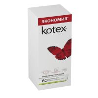 Прокладки Kotex ежедневные супер тонкие део, 60 шт