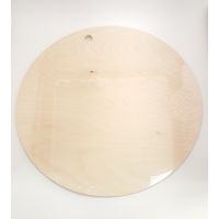 Доска разделочная деревянная, диаметр 36 см