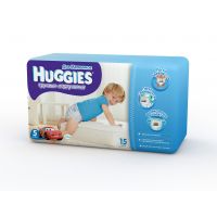 Трусики-подгузники Huggies для мальчиков 5(13-17 кг), 15 шт