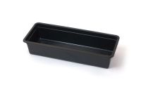 Ящик для рассады, цвет: черный 49 х 19,5 см