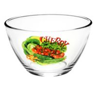 Стеклянный салатник «Cherry», диаметр 13 см, 10с1542