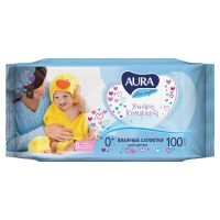 Влажные салфетки детские «Ultra Comfort» Aura, 100 шт