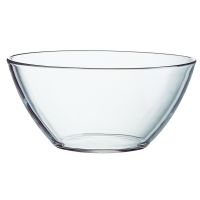 Салатник стеклянный, гладкий, диаметр 18,7 см 07с1326