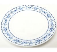 Тарелка из стеклокерамики «Венок голубой», диаметр 17,5 см
