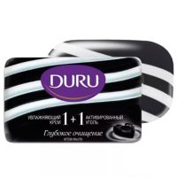 Крем - мыло Duru 1+1 «Увлажняющий крем + Активированный уголь» 80 г