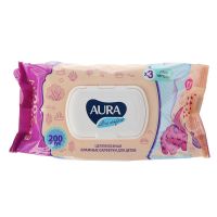 Aura Ultra Comfort салфетки влажные для детей Economy 200 штук