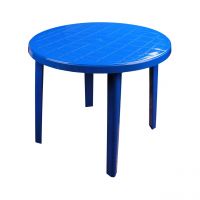 Стол круглый, диаметр 90 см, цвет: синий, Альтернатива М2663