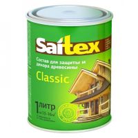 Saitex Classic покрытие для защиты древесины Белый 1 л