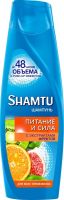 Shamtu Шампунь «100% Объем», с экстрактами фруктов, для всех типов волос, 360 мл