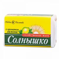 Хозяйственное мыло 140 гр, 72% с ароматом лимона, Невская Косметика