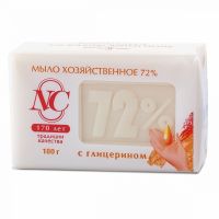 Хозяйственное мыло 140 гр, 72% с глицерином, Невская Косметика