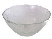Стеклянный салатник «Футбол» диаметр 17 см