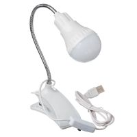 Фонарь-лампа на прищепке с выключателем, USB, 6LED, 198-064