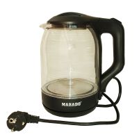 Чайник электрический MARADO из жаропрочного стекла, 2 л, 1,5кВт, К-156