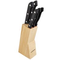 Набор ножей на деревянной подставке 6 предметов, ВЕ-2241